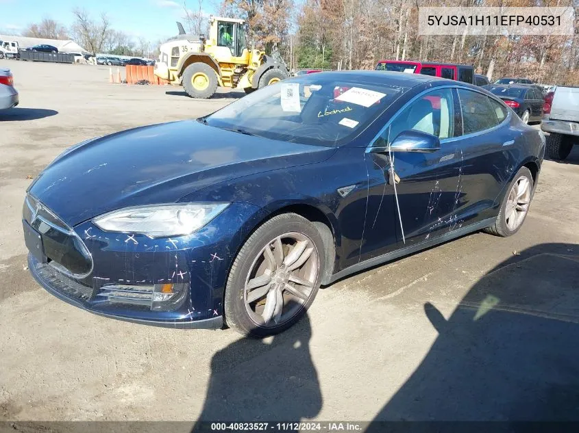 5YJSA1H11EFP40531 2014 Tesla Model S P85