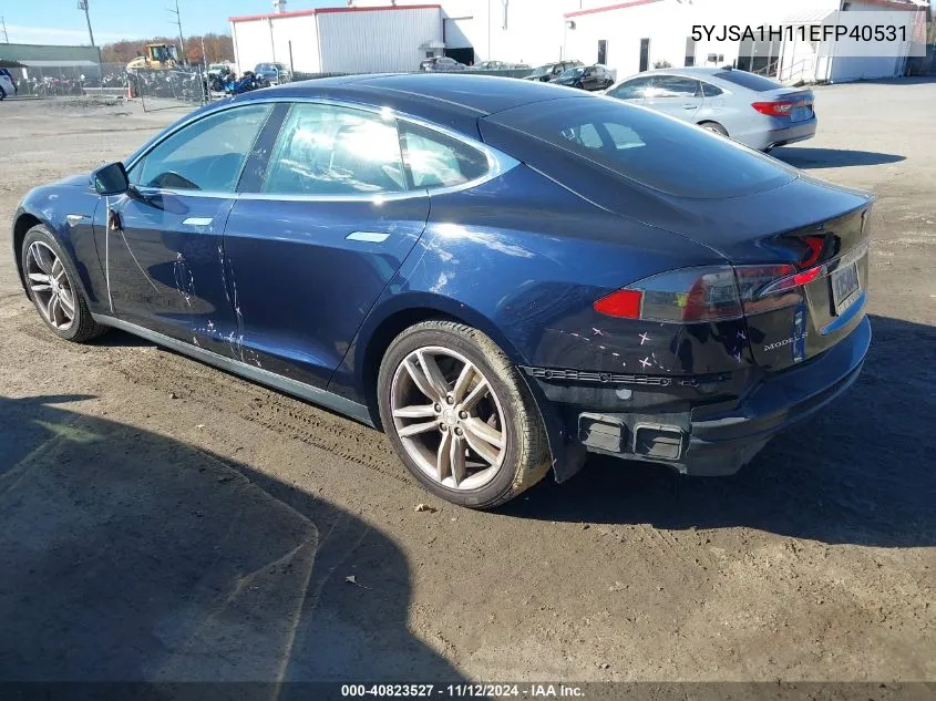 5YJSA1H11EFP40531 2014 Tesla Model S P85