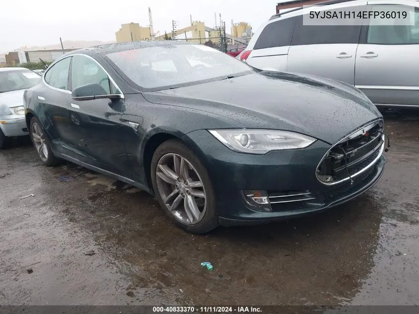 5YJSA1H14EFP36019 2014 Tesla Model S P85