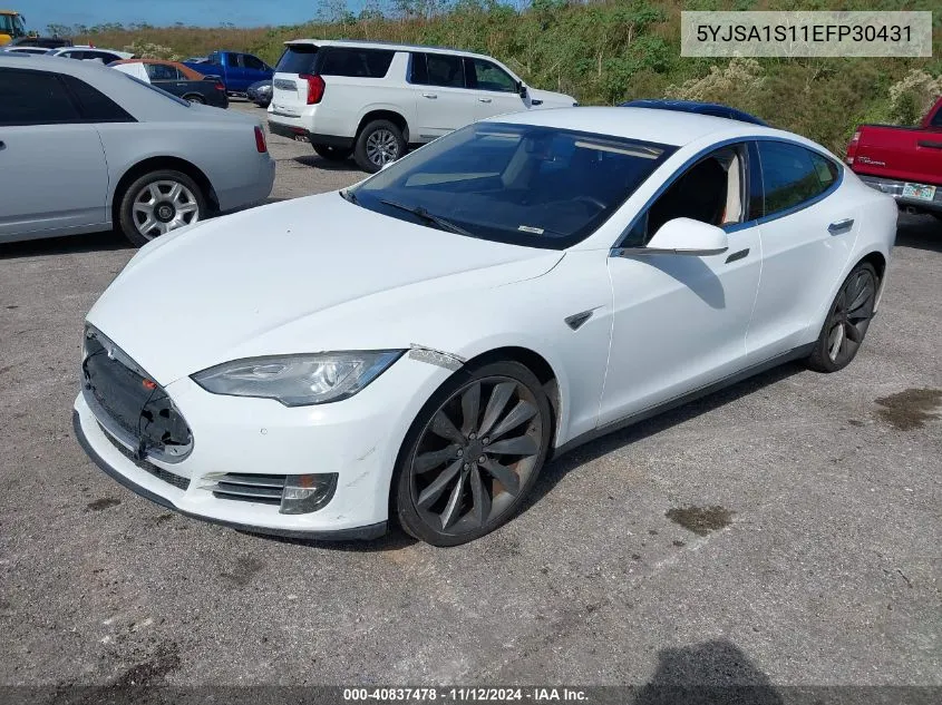 5YJSA1S11EFP30431 2014 Tesla Model S