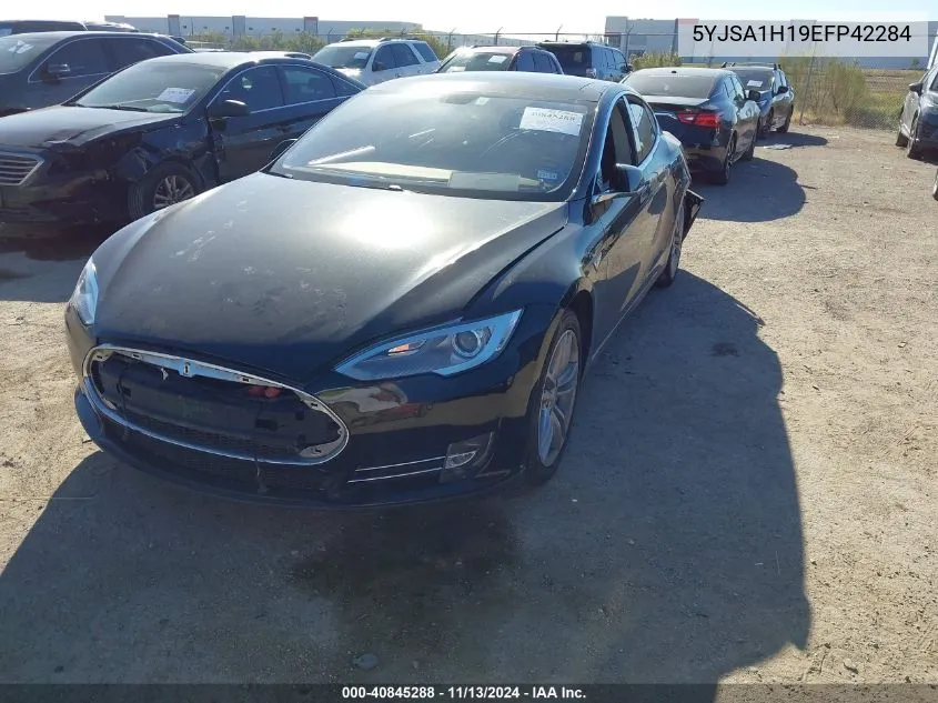 2014 Tesla Model S P85 VIN: 5YJSA1H19EFP42284 Lot: 40845288