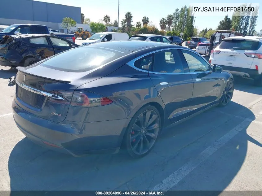 5YJSA1H46FF081650 2015 Tesla Model S 85D/P85D