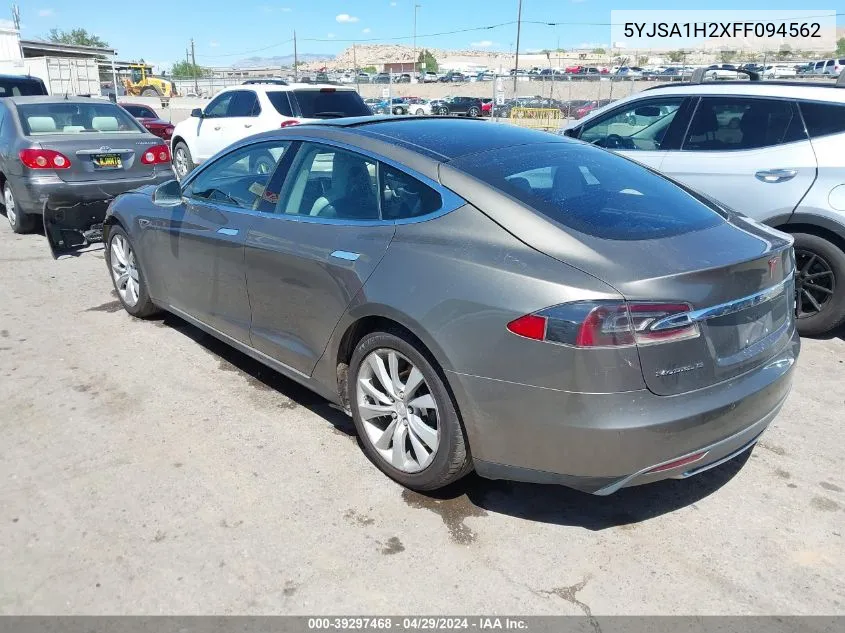 5YJSA1H2XFF094562 2015 Tesla Model S 70D/85D/P85D