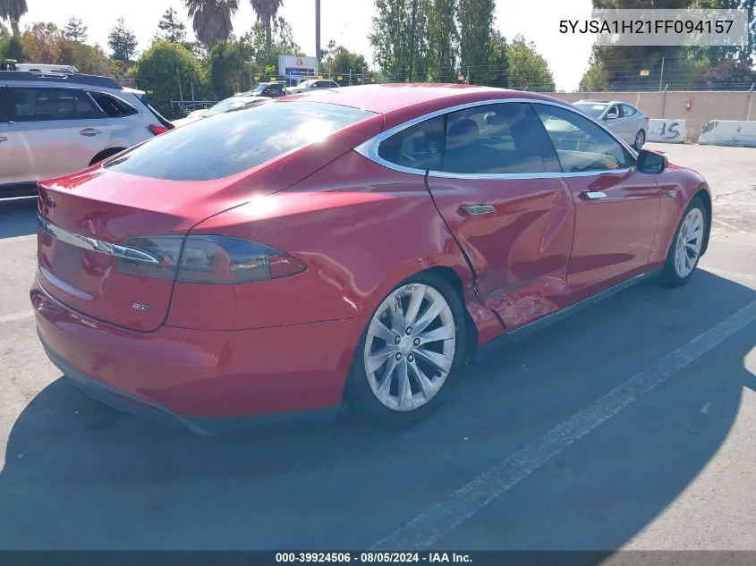 5YJSA1H21FF094157 2015 Tesla Model S 70D/85D/P85D