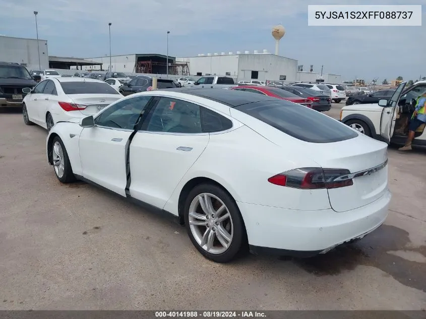 5YJSA1S2XFF088737 2015 Tesla Model S 70D/85D/P85D