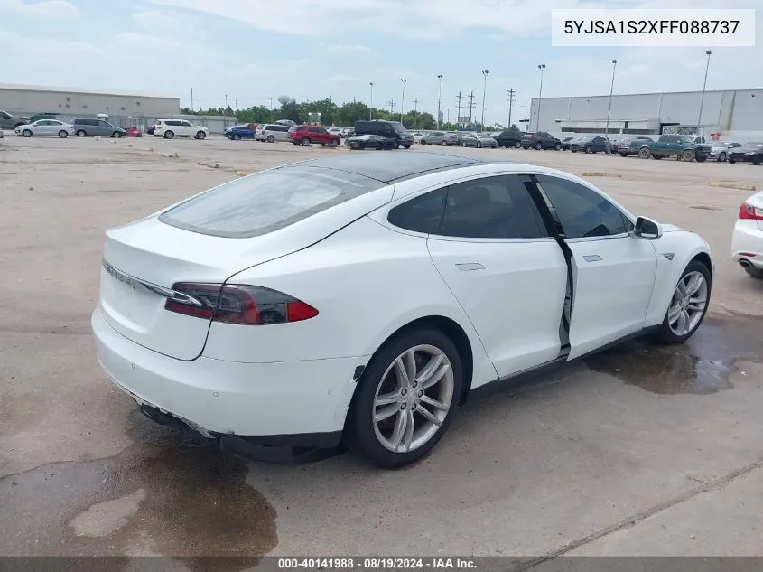 5YJSA1S2XFF088737 2015 Tesla Model S 70D/85D/P85D