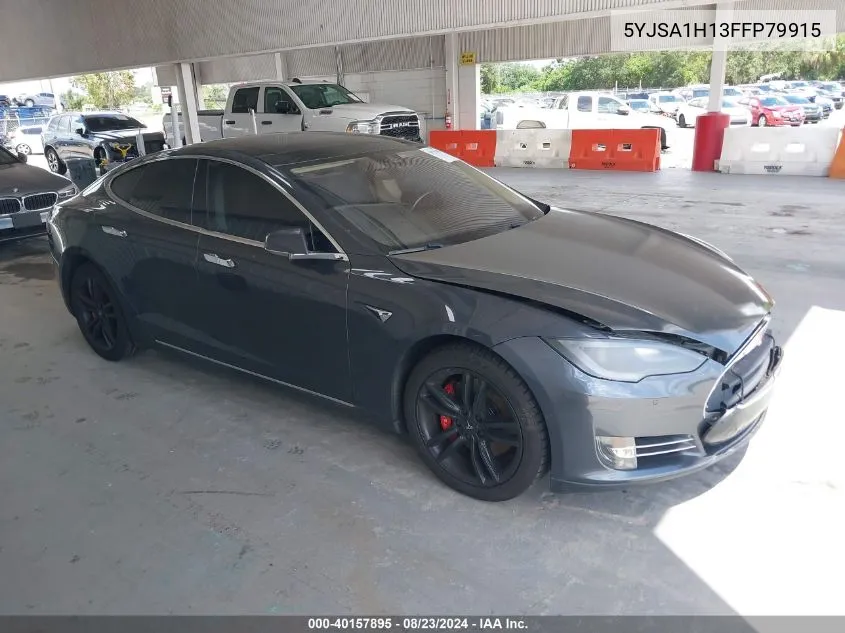 2015 Tesla Model S 60/70/85 VIN: 5YJSA1H13FFP79915 Lot: 40157895