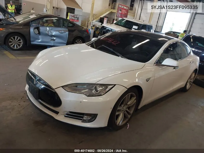 2015 Tesla Model S 70D/85D/P85D VIN: 5YJSA1S23FF095335 Lot: 40174682