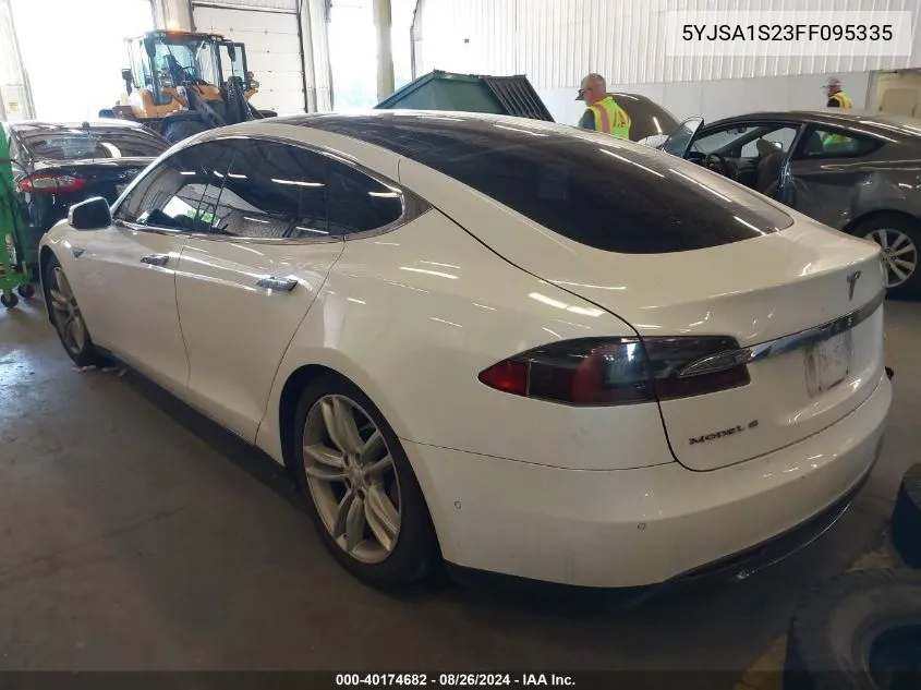 2015 Tesla Model S 70D/85D/P85D VIN: 5YJSA1S23FF095335 Lot: 40174682