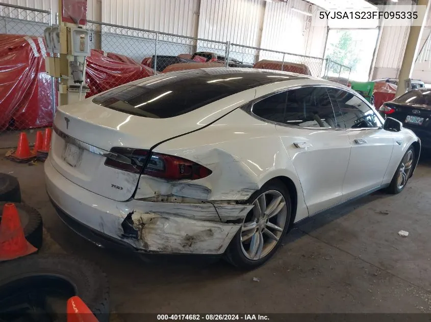 2015 Tesla Model S 70D/85D/P85D VIN: 5YJSA1S23FF095335 Lot: 40174682