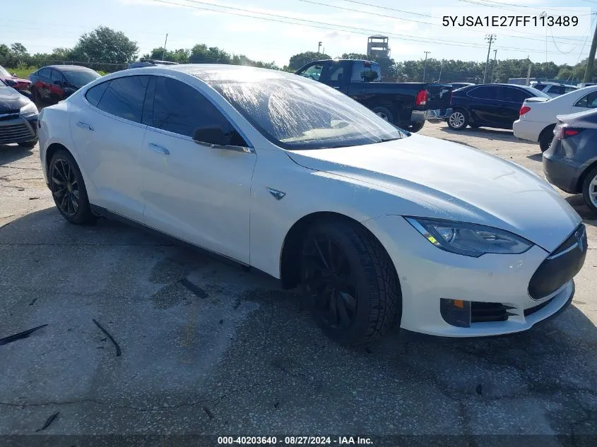 5YJSA1E27FF113489 2015 Tesla Model S 70D/85D/P85D