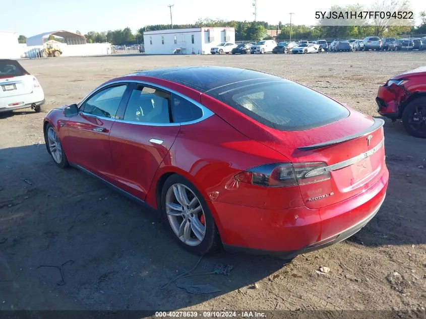 5YJSA1H47FF094522 2015 Tesla Model S P85D