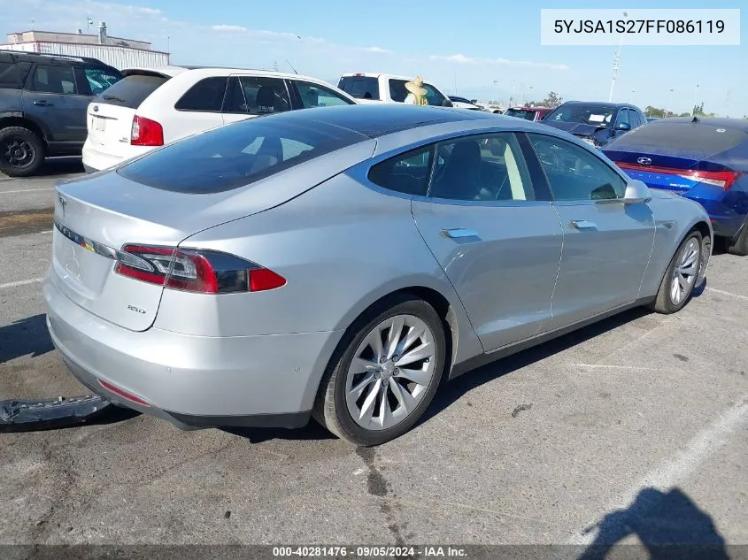 5YJSA1S27FF086119 2015 Tesla Model S 70D/85D/P85D