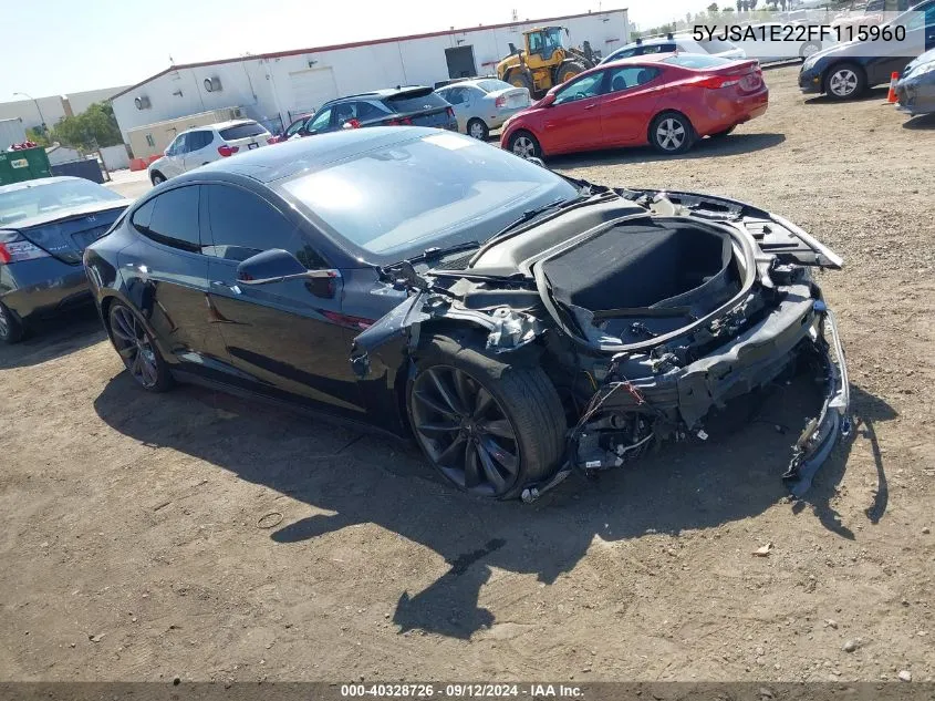 5YJSA1E22FF115960 2015 Tesla Model S 70D/85D/P85D