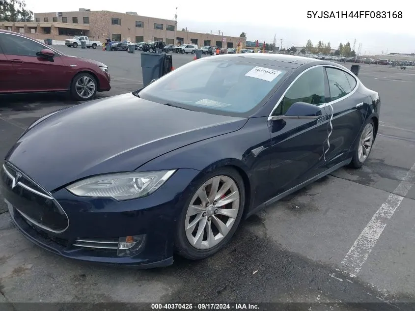 2015 Tesla Model S 85D/P85D VIN: 5YJSA1H44FF083168 Lot: 40370425