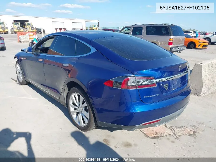 5YJSA1E27FF102105 2015 Tesla Model S 70D/85D/P85D