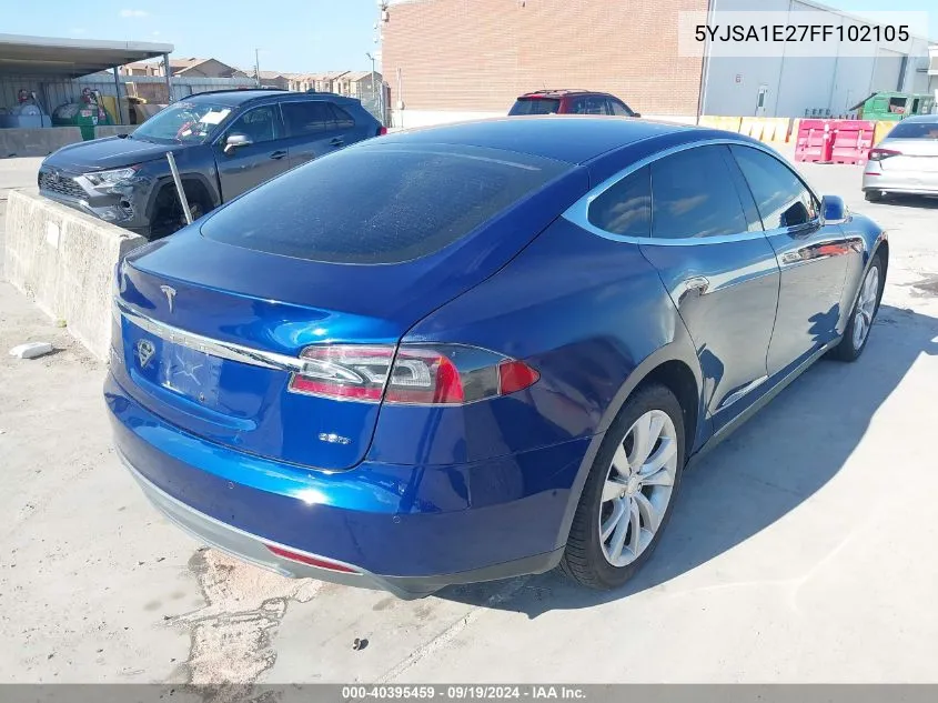 5YJSA1E27FF102105 2015 Tesla Model S 70D/85D/P85D