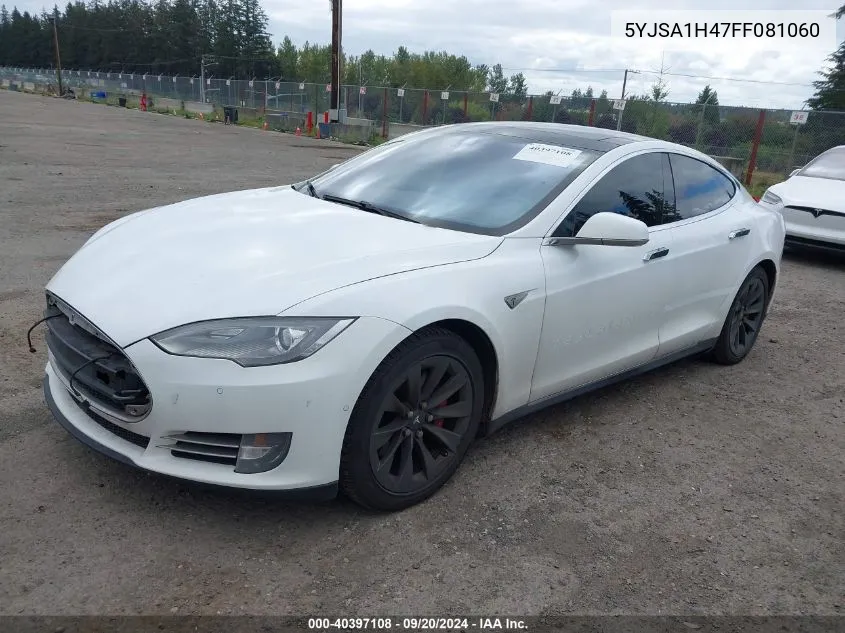 5YJSA1H47FF081060 2015 Tesla Model S 85D/P85D