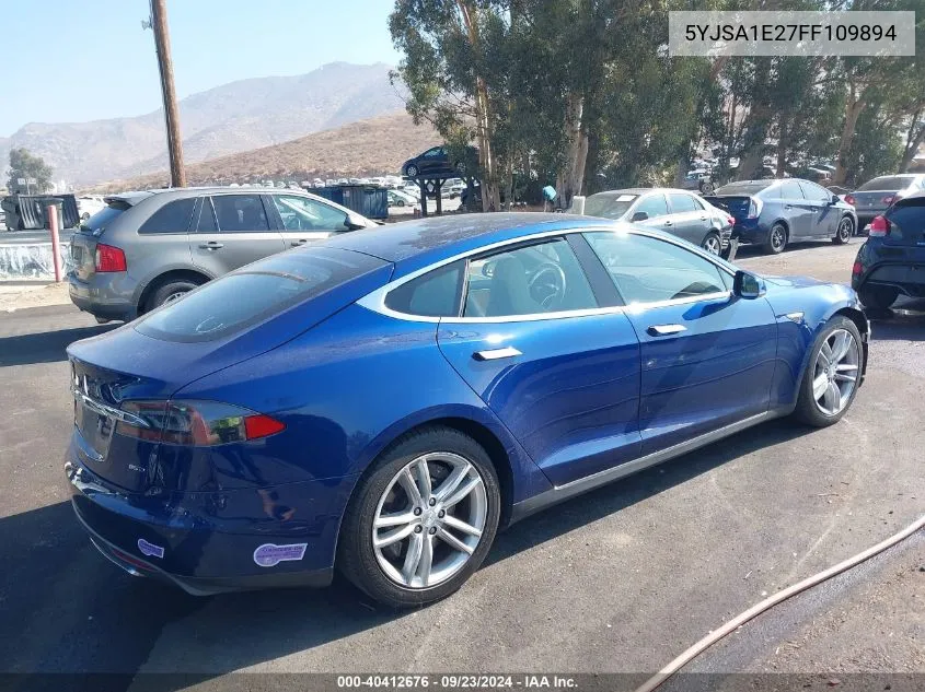 2015 Tesla Model S 70D/85D/P85D VIN: 5YJSA1E27FF109894 Lot: 40412676