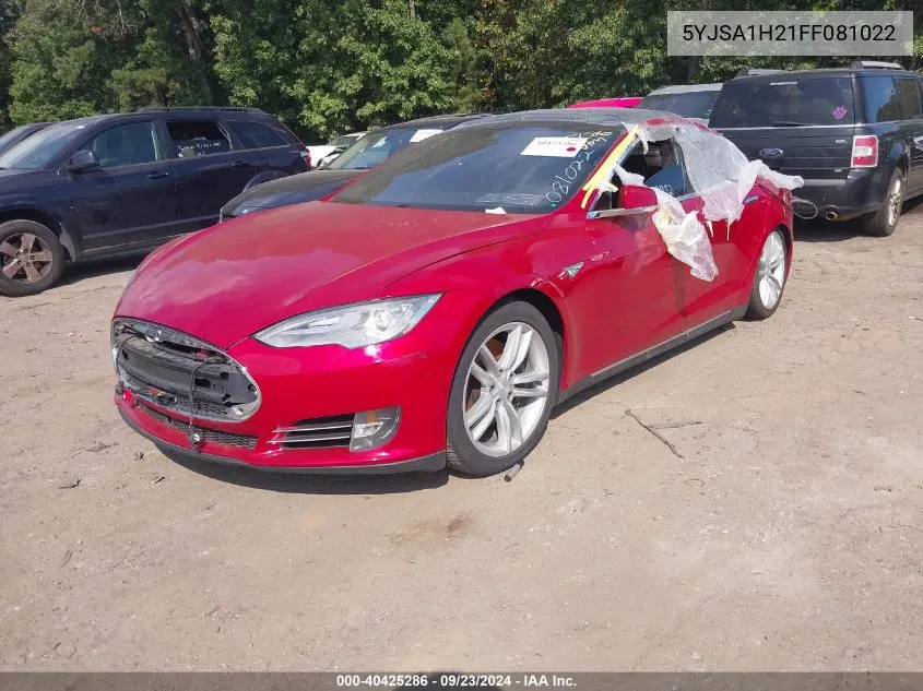 5YJSA1H21FF081022 2015 Tesla Model S 70D/85D/P85D