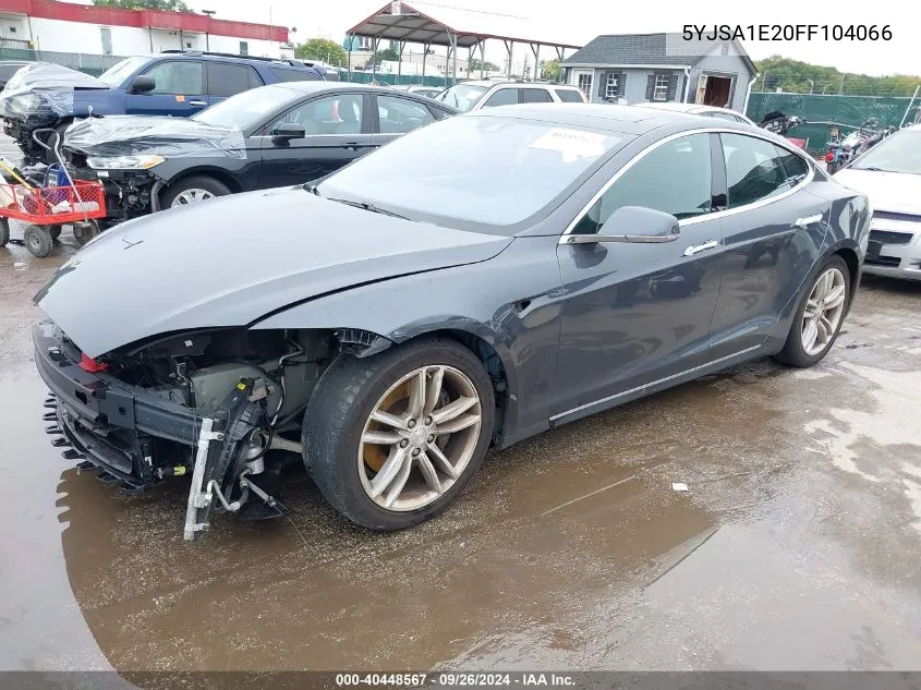 2015 Tesla Model S 70D/85D/P85D VIN: 5YJSA1E20FF104066 Lot: 40448567