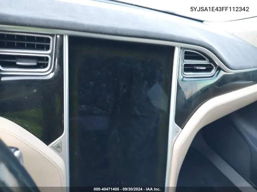 5YJSA1E43FF112342 2015 Tesla Model S