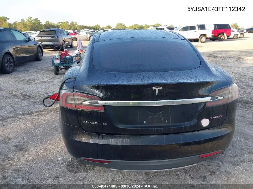 5YJSA1E43FF112342 2015 Tesla Model S