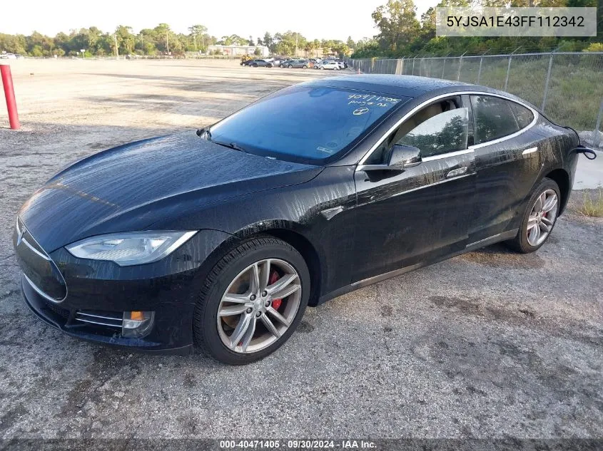 5YJSA1E43FF112342 2015 Tesla Model S