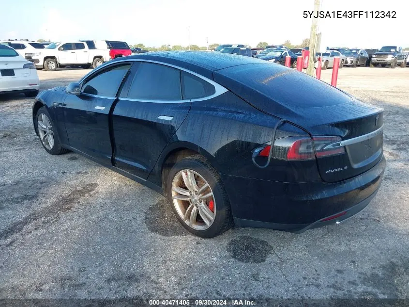 5YJSA1E43FF112342 2015 Tesla Model S