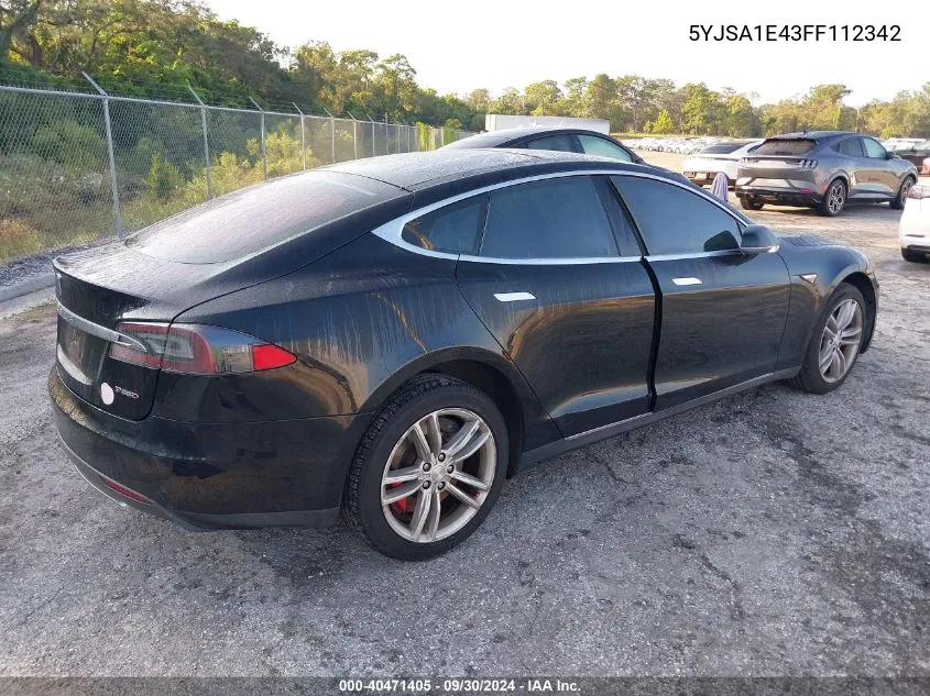 5YJSA1E43FF112342 2015 Tesla Model S