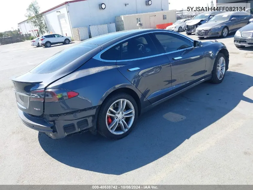 2015 Tesla Model S P85D VIN: 5YJSA1H44FF082134 Lot: 40538742