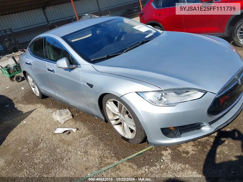 2015 Tesla Model S 70D/85D/P85D VIN: 5YJSA1E25FF111739 Lot: 40552018