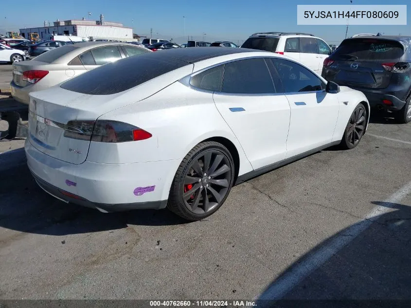 2015 Tesla Model S 85D/P85D VIN: 5YJSA1H44FF080609 Lot: 40762660