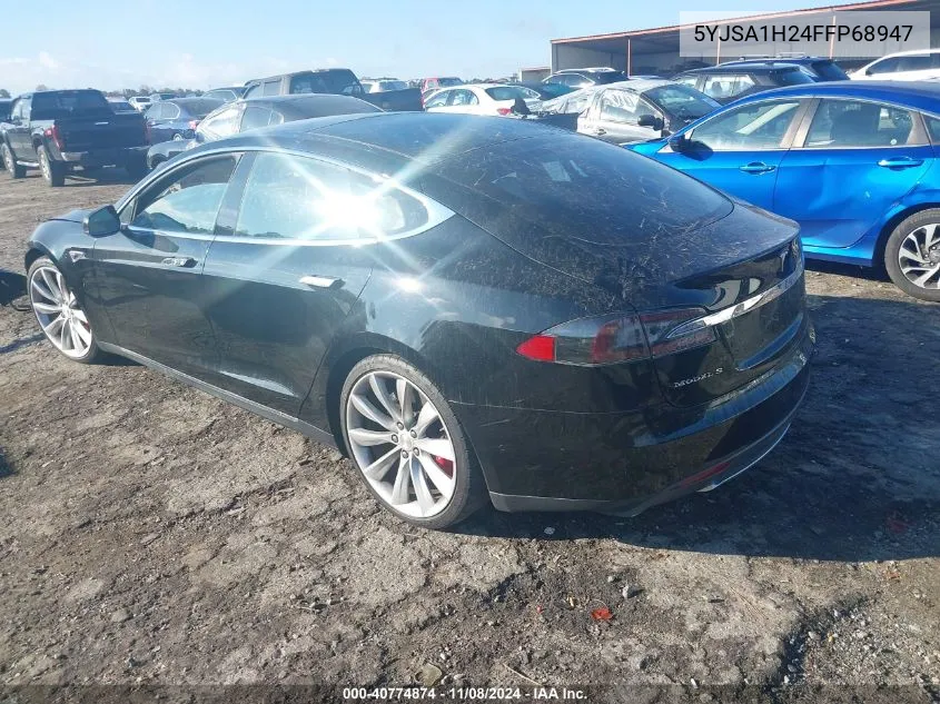 2015 Tesla Model S 70D/85D/P85D VIN: 5YJSA1H24FFP68947 Lot: 40774874