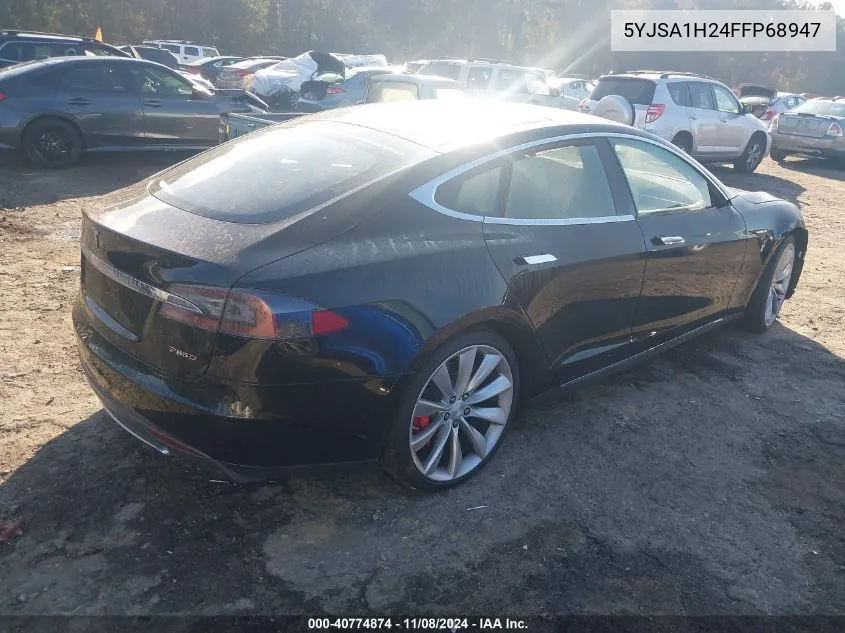 2015 Tesla Model S 70D/85D/P85D VIN: 5YJSA1H24FFP68947 Lot: 40774874