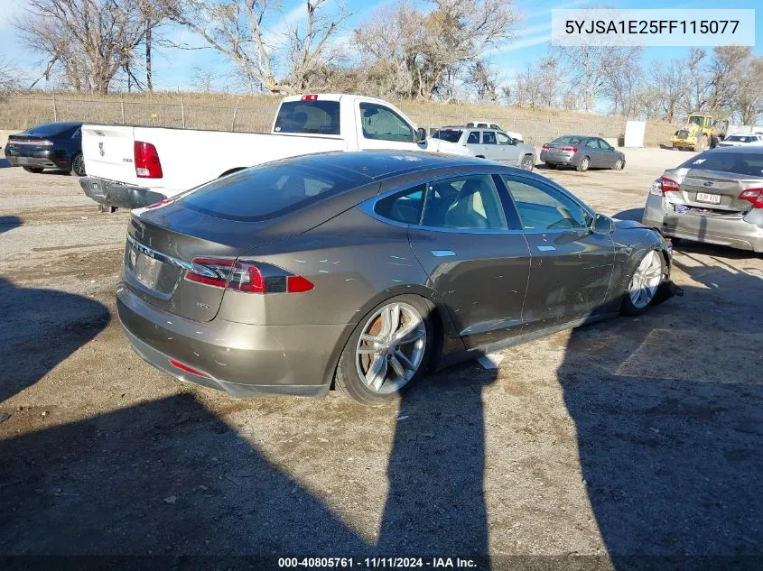 5YJSA1E25FF115077 2015 Tesla Model S 70D/85D/P85D