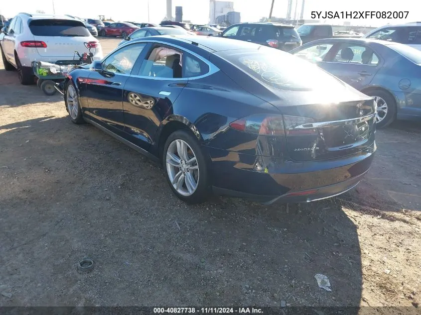 5YJSA1H2XFF082007 2015 Tesla Model S 85D