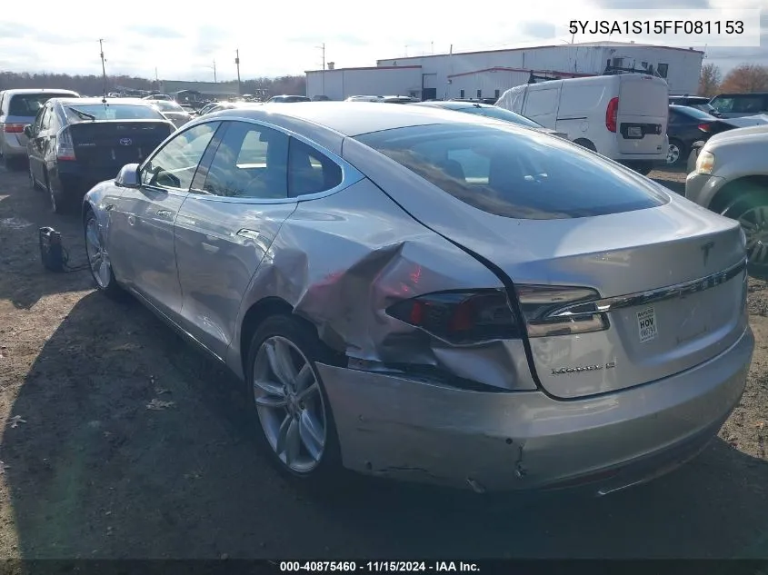 5YJSA1S15FF081153 2015 Tesla Model S 60/70/85