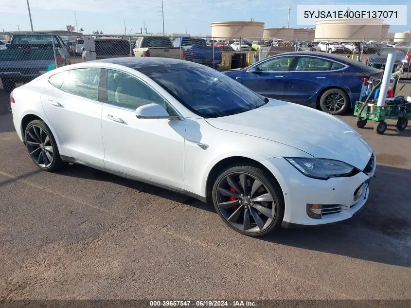 5YJSA1E40GF137071 2016 Tesla Model S 90D/P100D/P85D/P90D