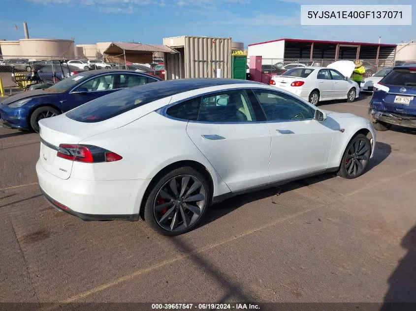 5YJSA1E40GF137071 2016 Tesla Model S 90D/P100D/P85D/P90D