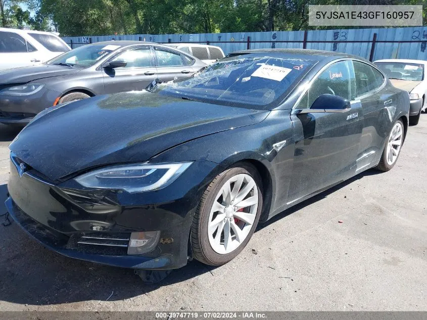 5YJSA1E43GF160957 2016 Tesla Model S