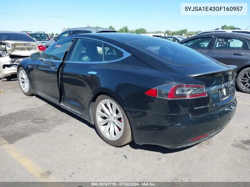 5YJSA1E43GF160957 2016 Tesla Model S