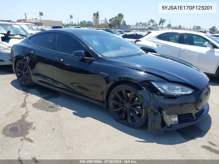 5YJSA1E17GF125201 2016 Tesla Model S 60/70/75/85