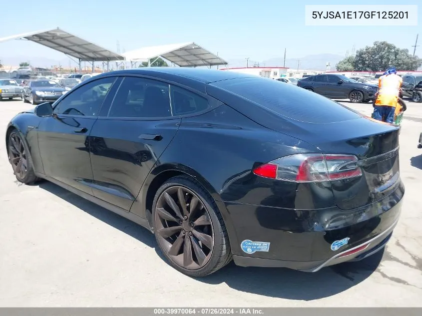 5YJSA1E17GF125201 2016 Tesla Model S 60/70/75/85