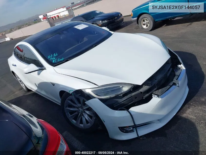 5YJSA1E2XGF144057 2016 Tesla Model S 60D/70D/75D/85D/90D