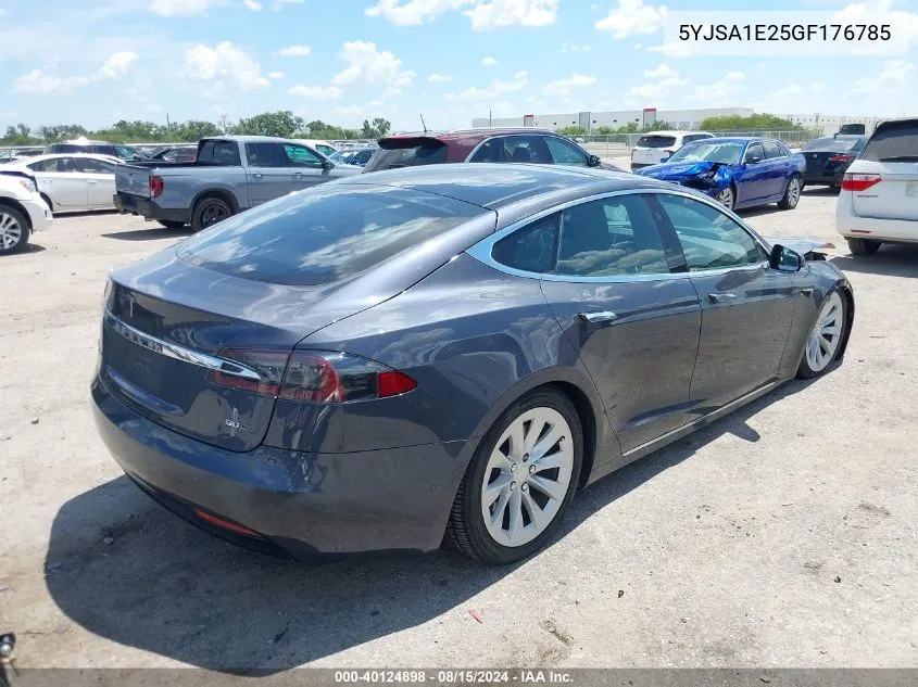 5YJSA1E25GF176785 2016 Tesla Model S 60D/70D/75D/85D/90D