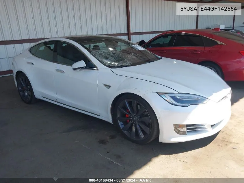 2016 Tesla Model S 90D/P100D/P85D/P90D VIN: 5YJSA1E44GF142564 Lot: 40169434