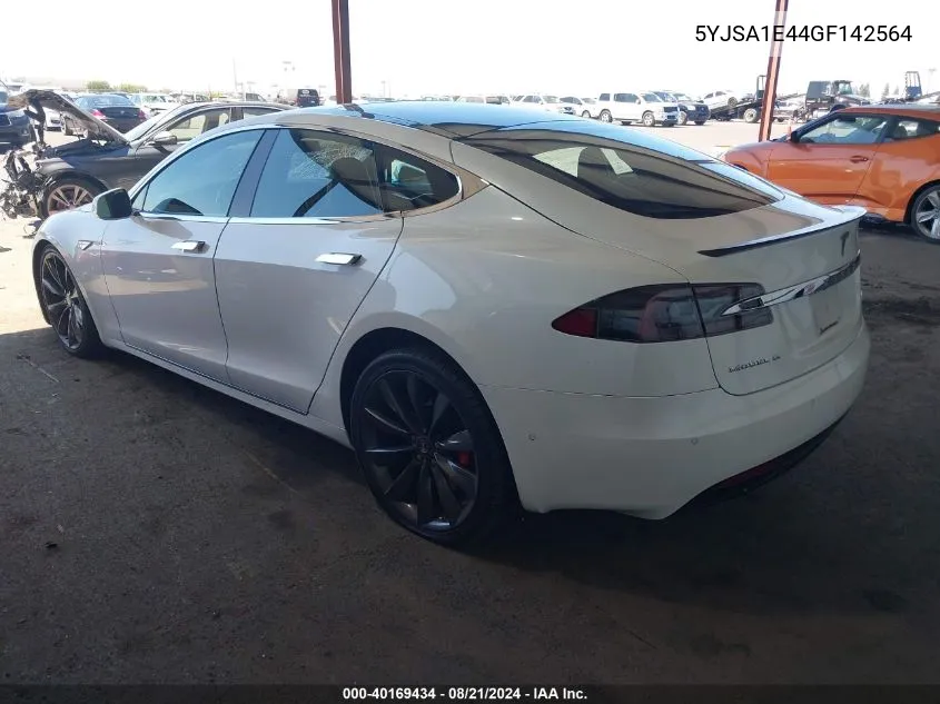 5YJSA1E44GF142564 2016 Tesla Model S 90D/P100D/P85D/P90D