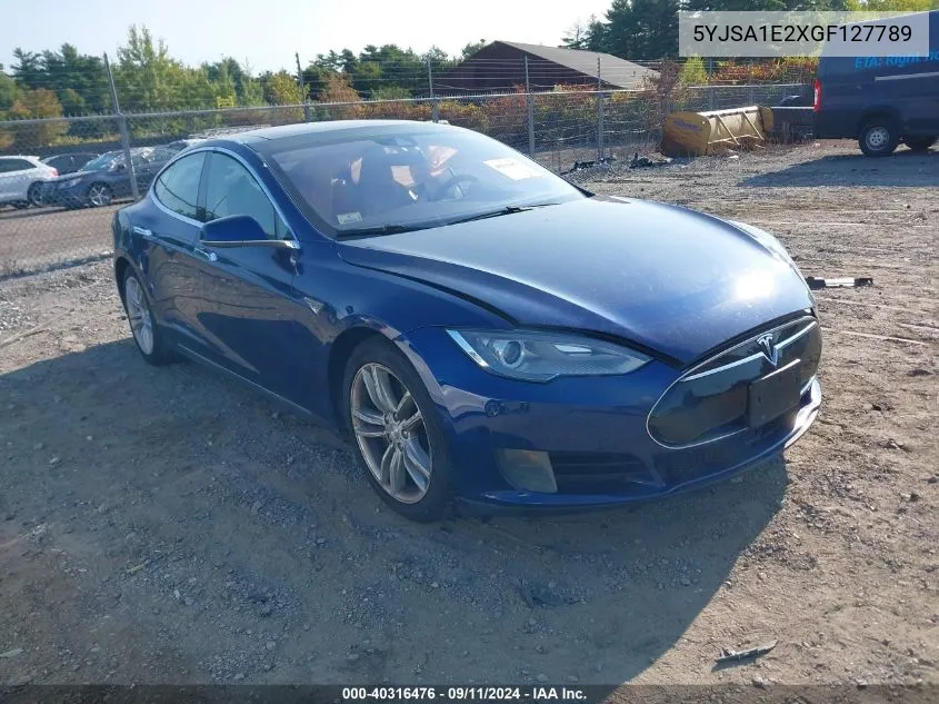 2016 Tesla Model S VIN: 5YJSA1E2XGF127789 Lot: 40316476