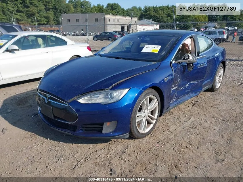 2016 Tesla Model S VIN: 5YJSA1E2XGF127789 Lot: 40316476